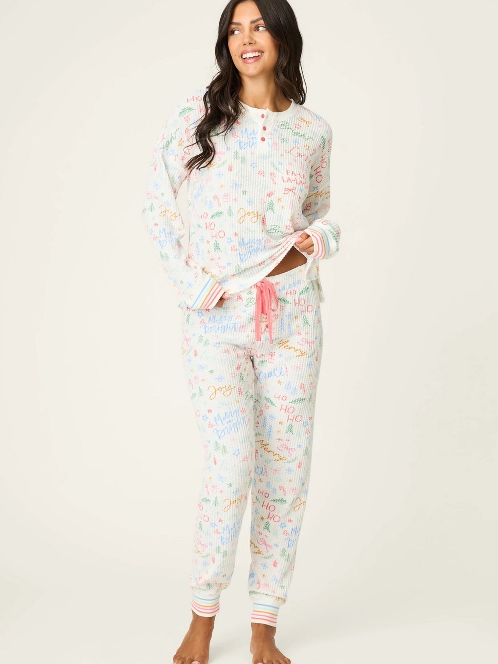 5. PJ salvage • NWT $159 Ski Jammies. Classic fa la la set